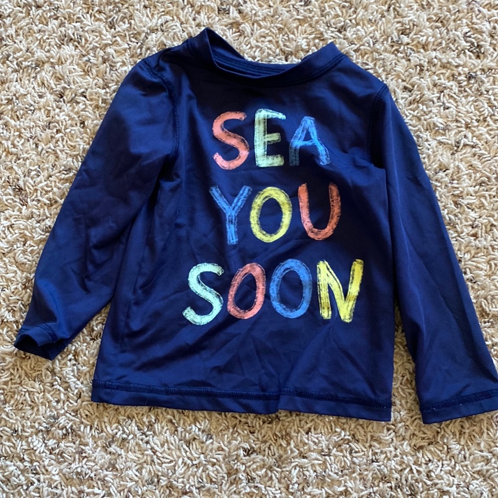 Etc rash guard sun shirt sea you soon